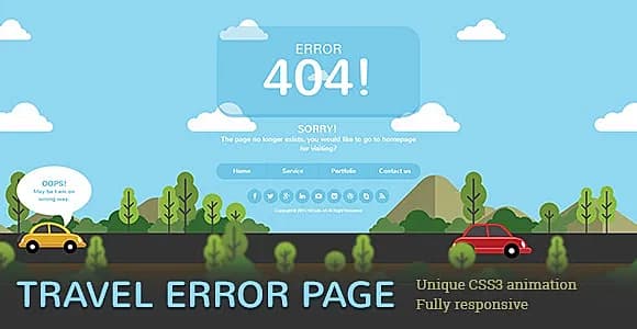 Travel Error Page