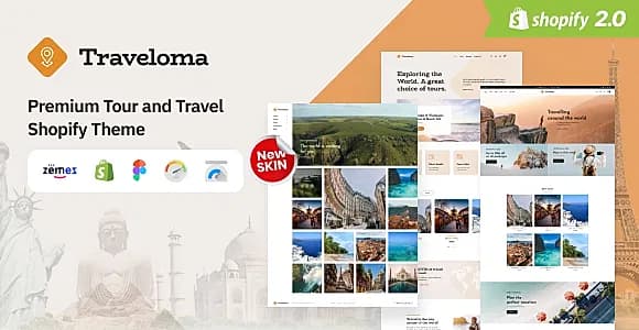 Traveloma - Tour and Travel Shopify Theme