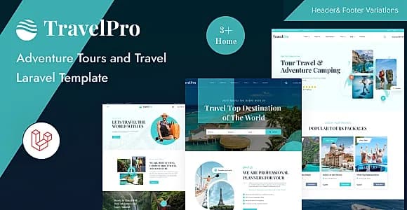TravelPro - Adventure Tour and Travel Agency Laravel 11 Template