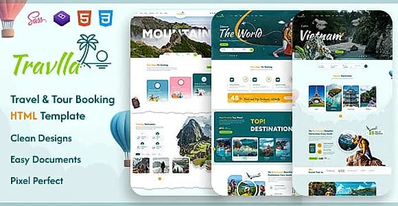 Travlla - Travel & Booking HTML Template
