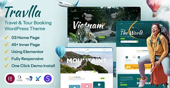 Travlla WordPress Theme