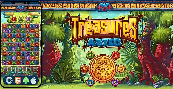 Treasure Aztec - Html5 game, Construct 3