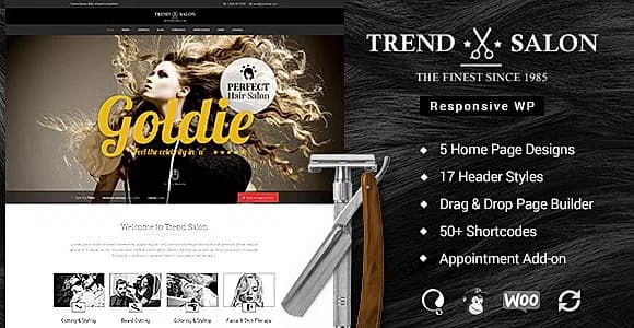TrendSalon WordPress Theme