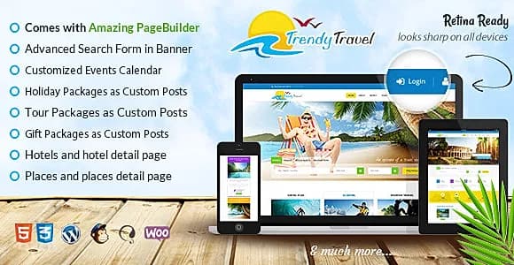 TrendyTravel WordPress Theme