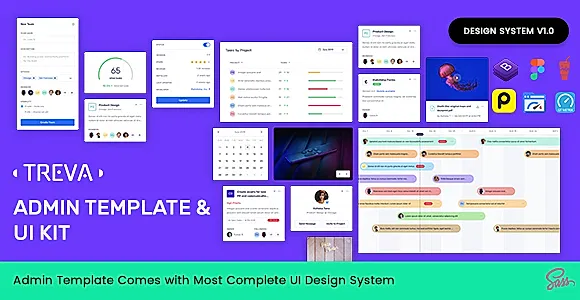 Treva Bootstrap Admin Template & UI KIT