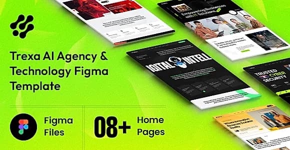 Trexa – AI Agency & Technology Figma Template