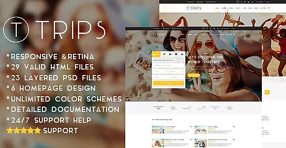 Trips | Travel Hotel Booking Site HTML Template