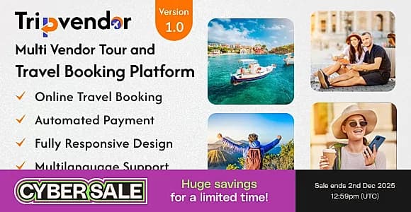TripVendor - Multi Vendor Tour And Travel Booking Platform