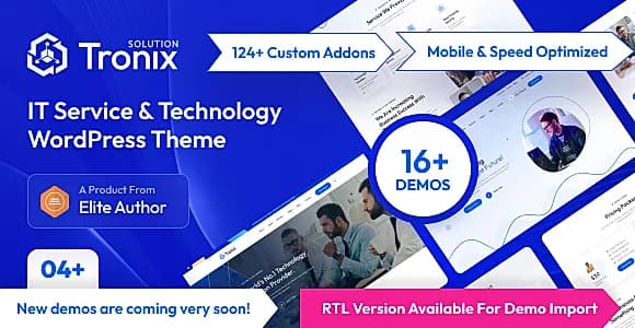 Tronix WordPress Theme