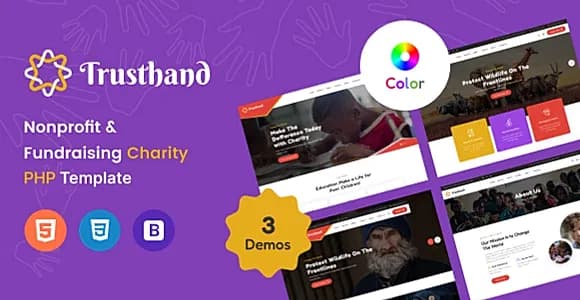 Trusthand - Charity PHP Template