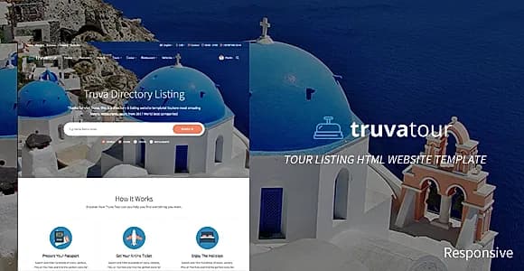 TruvaTour Responsive Travel Directory Listing Template