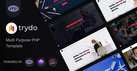 Trydo - Agency and Portfolio PHP Template