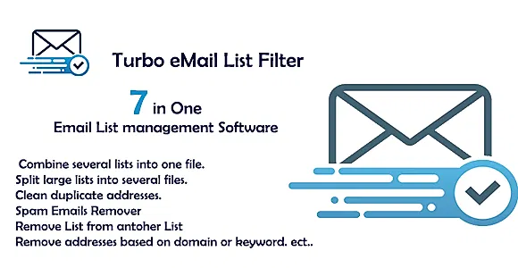 Turbo Email Lists Filter 1.x
