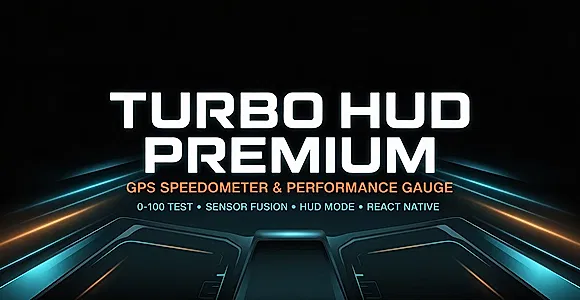 Turbo HUD Premium – GPS Speedometer, 0-100 Performance & Neon Dashboard