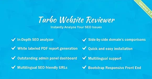 Turbo Website Reviewer - In-depth SEO Analysis Tool