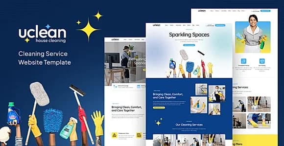 Uclean - Cleaning Service Website Template