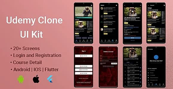 Udemy Clone - Flutter UI Kit