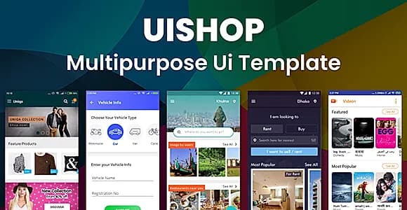 UIShop - Multipurpose android UI Template