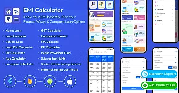 Ultimate Financial Calculator: Loans, Investments & More || Flutter Code