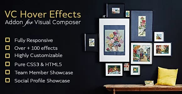 Ultimate hover pack for Visual Composer WordPress Plugin