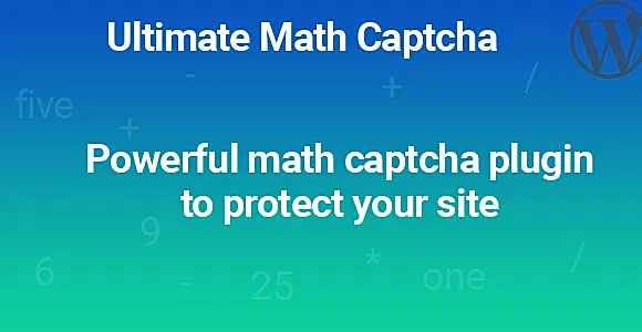 Ultimate Math Captcha WordPress Plugin