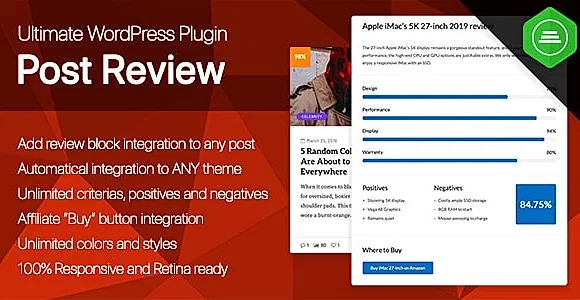 Ultimate Post Review WordPress Plugin