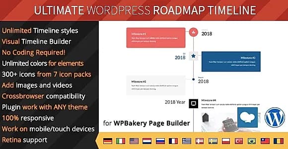 Ultimate RoadMap Timeline for WPBakery Page Builder (formerly Visual Composer) WordPress Plugin