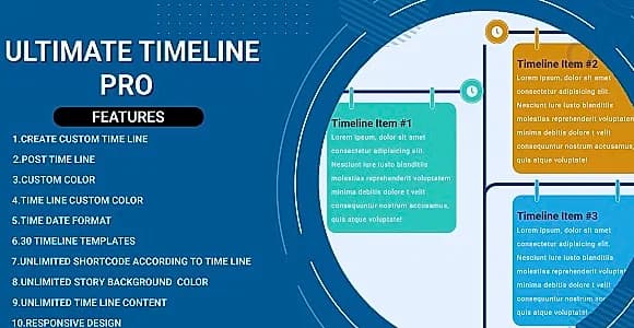 Ultimate Timeline - Responsive  Timeline History