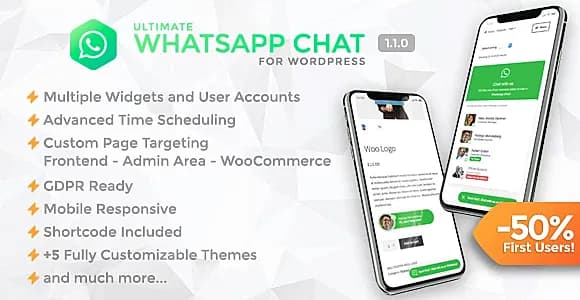 Ultimate WhatsApp Chat - WordPress WhatsApp Chat Support Plugin
