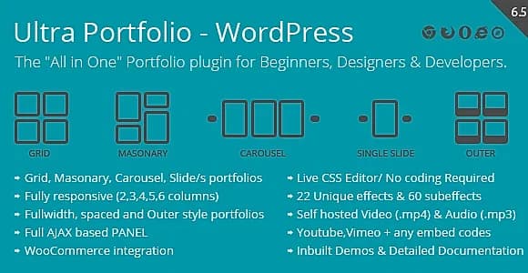 Ultra Portfolio - WordPress WordPress Plugin