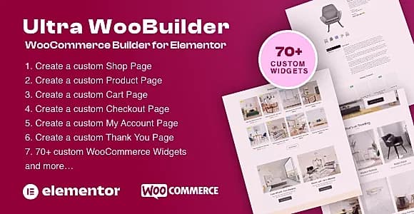 Ultra WooBuilder - WooCommerce Builder for Elementor WordPress Plugin
