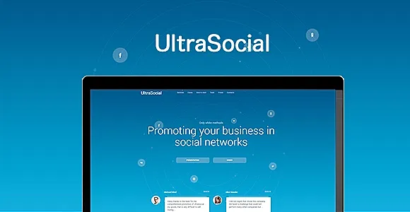 UltraSocial - Social Media Marketing Onepage / Landing Page Template
