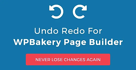 Undo Redo for WPBakery Page Builder WordPress Plugin