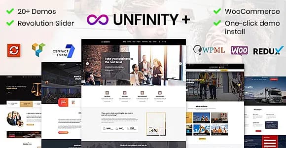 UnfinityPlus WordPress Theme