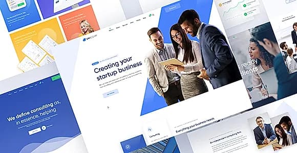 Unicorp - Startup and Finance Multipurpose PSD Template