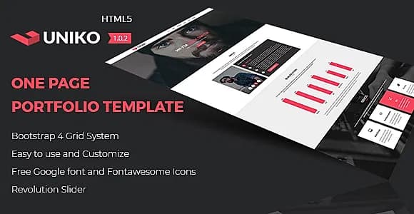 UNIKO - Personal and Portfolio HTML5 Template