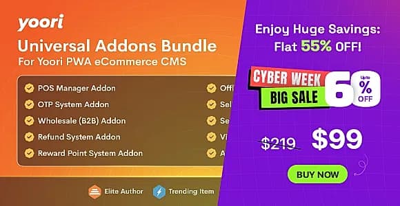 Universal Addon Bundle for YOORI eCommerce
