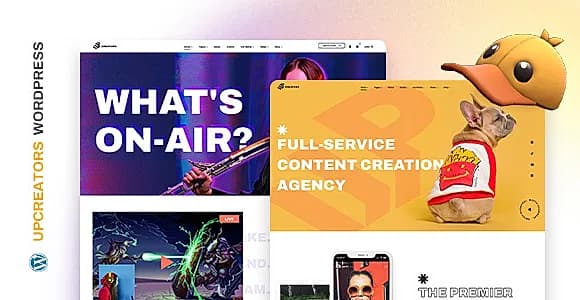 Upcreators WordPress Theme