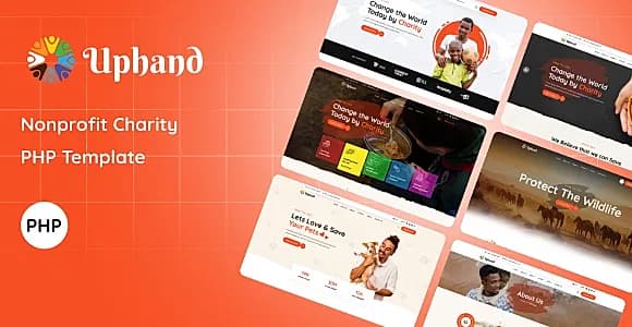 Uphand - Nonprofit Charity PHP Template