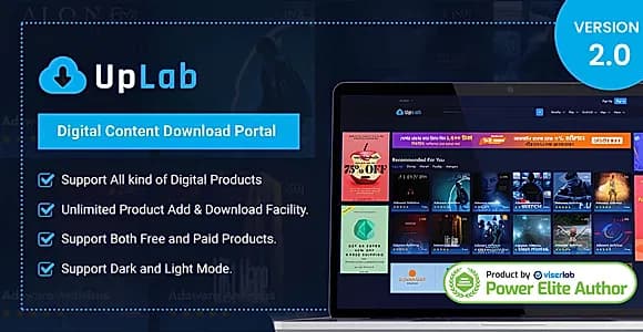 UpLab - Digital Content Download Portal