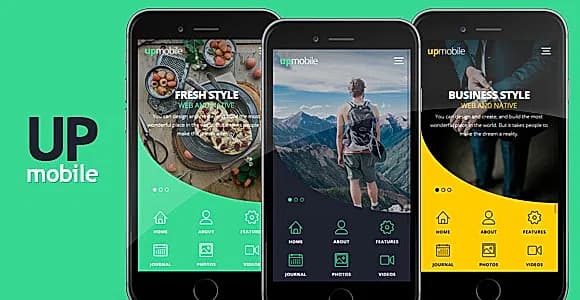 UpMobile HTML Mobile Template