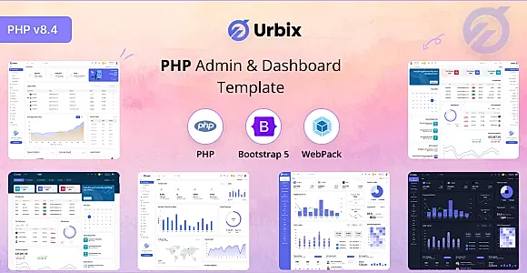 Urbix - PHP Admin & Dashboard Template