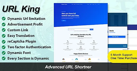 URL King - Advanced URL Shortener