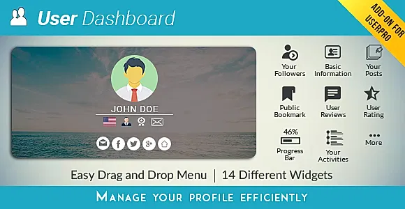 UserPro DashBoard WordPress Plugin
