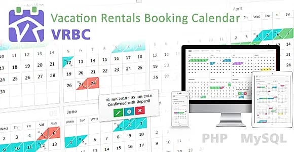Vacation Rentals Booking Calendar
