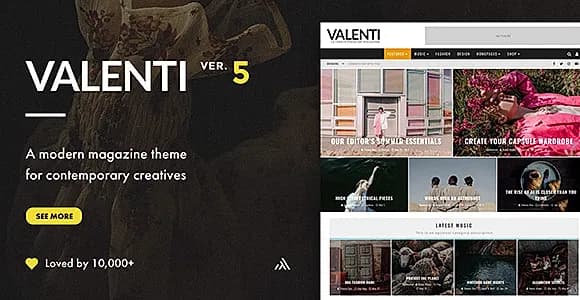 Valenti WordPress Theme