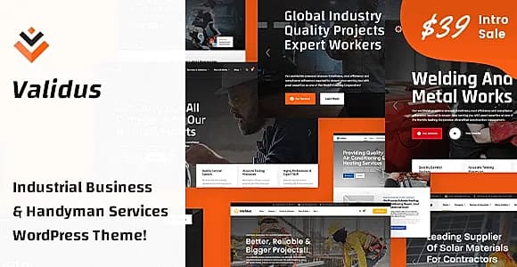 Validus WordPress Theme