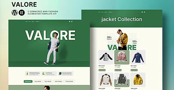 Valore - Fashion Store eCommerce Elementor Template Kit