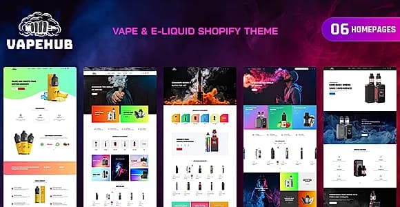 VapeHub - Vape & E-Liquid Shopify Theme