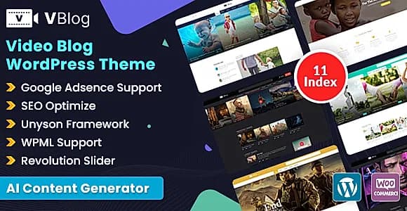 VBlog WordPress Theme